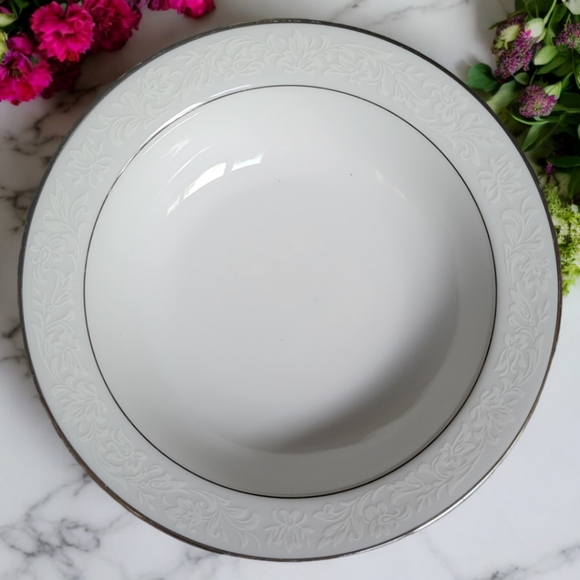 1 Vtg Grace Concerto Platinum Rim Fruit/Dessert (Sauce) Bowl Dish - Picture 1 of 3